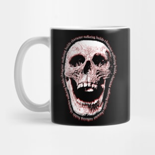 Suffering Builds Character Skeleton Mug